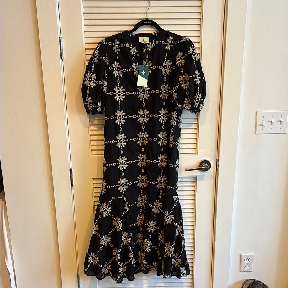 Tuckernuck Black Eyelet Lewis Dress